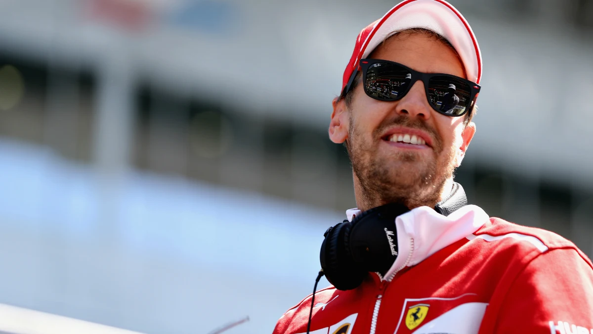 Sebastian Vettel, sonriente Sebastian Vettel, sonriente