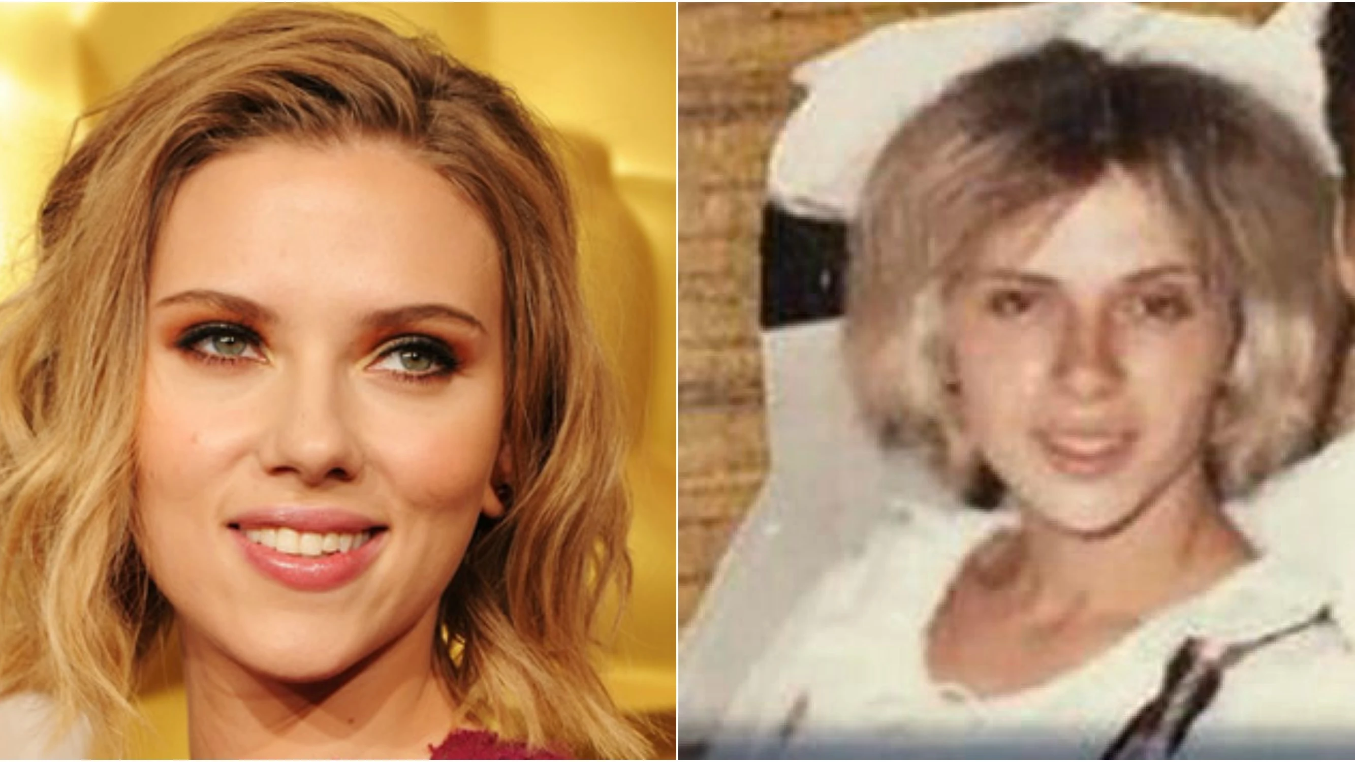 A la izquierda Scarlett Johansson y a la derecha Geraldine A la izquierda Scarlett Johansson y a la derecha Geraldine