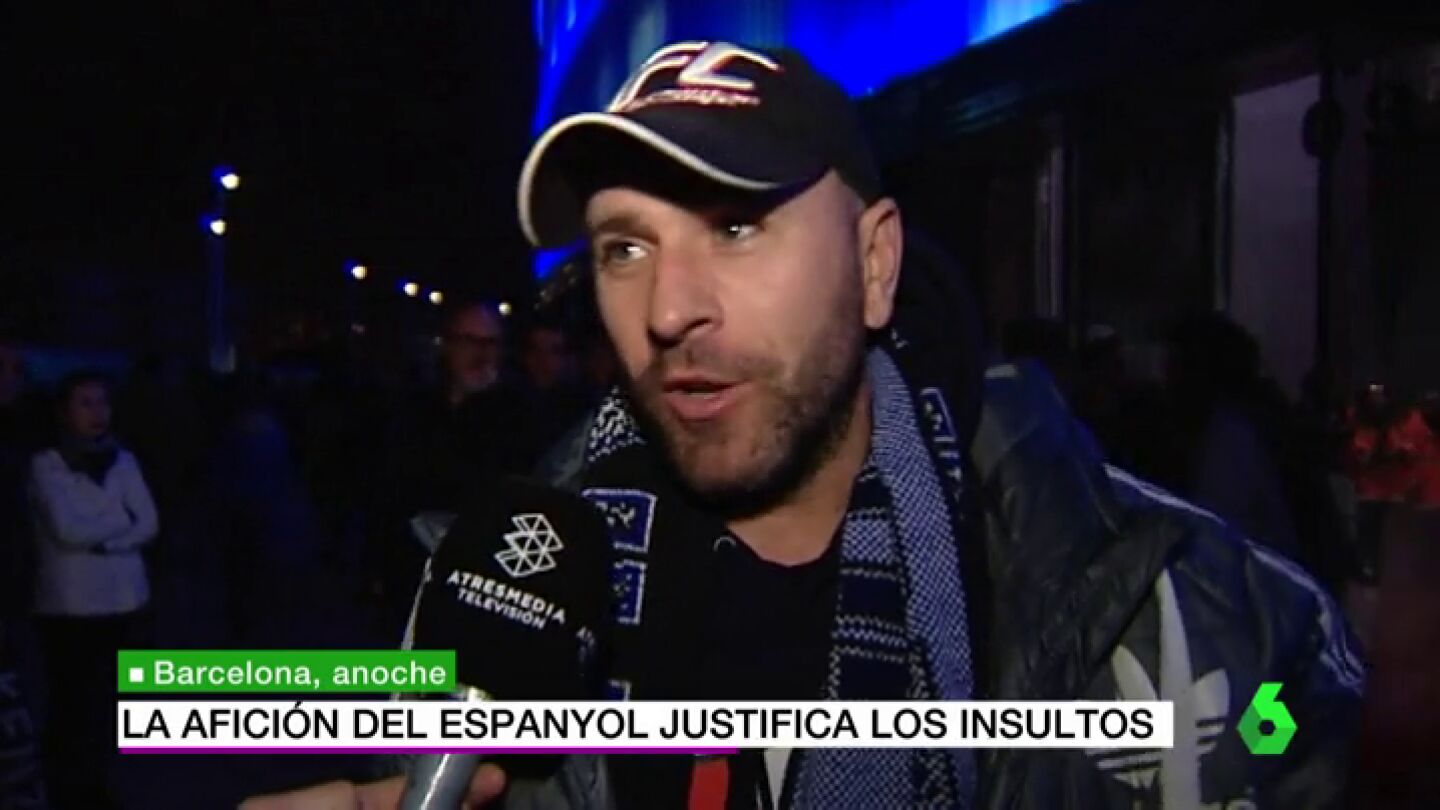 Frame 33.336951 de: Parte de la afici&oacute;n del Espanyol justifica los c&aacute;nticos ofensivos contra Gerard Piqu&eacute;