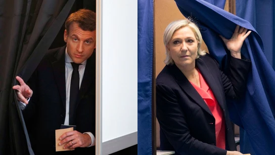 Macron y Le Pen Macron y Le Pen