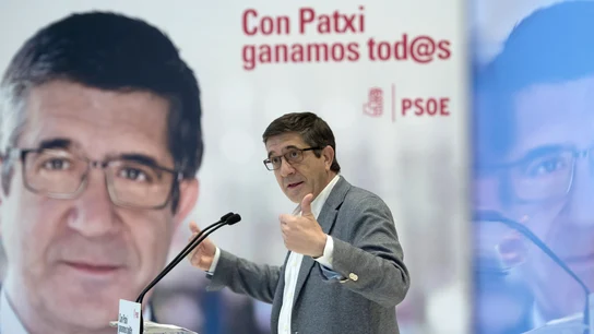 El candidato a liderar el PSOE Patxi López El candidato a liderar el PSOE Patxi López