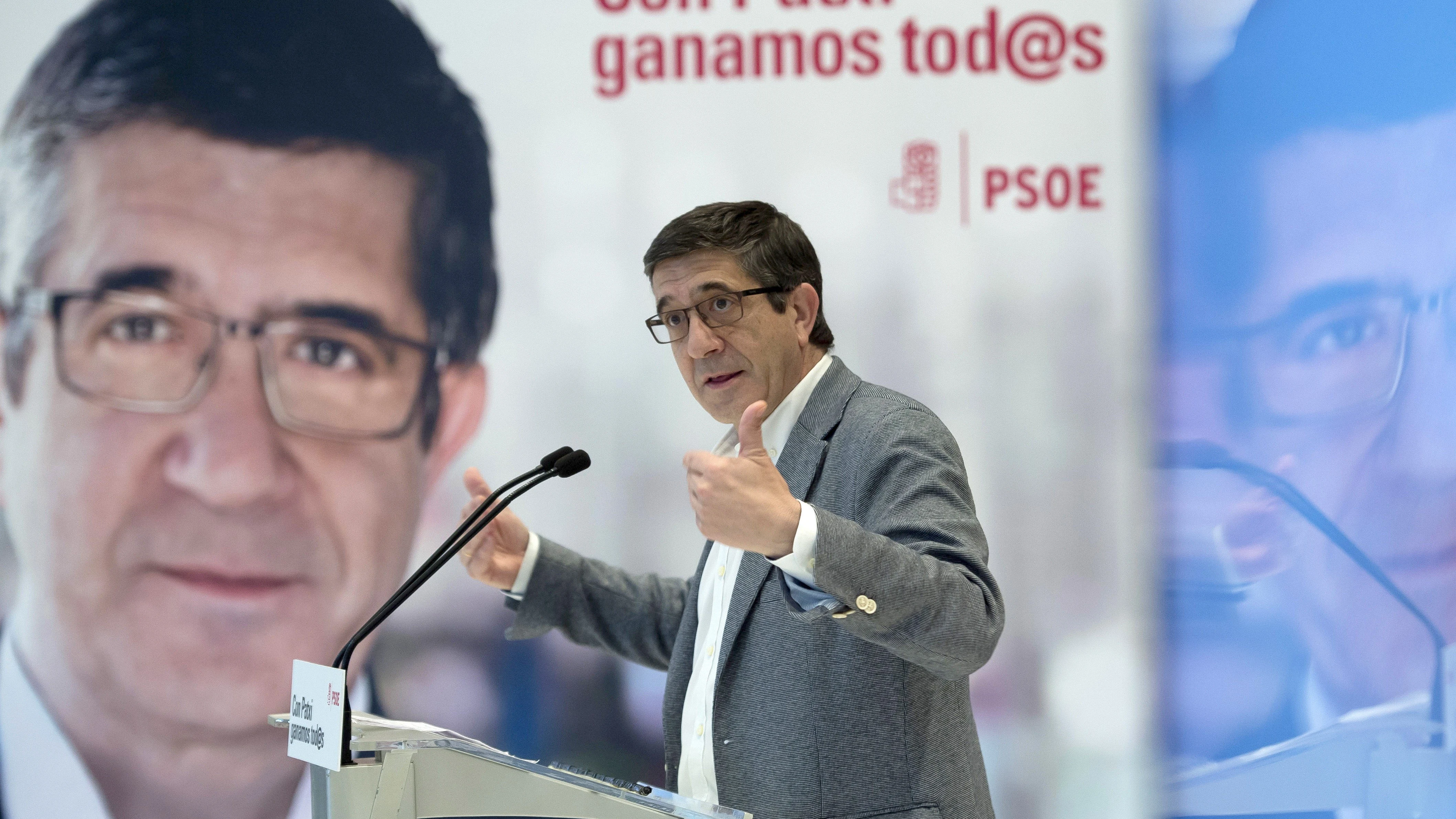 El candidato a liderar el PSOE Patxi López El candidato a liderar el PSOE Patxi López