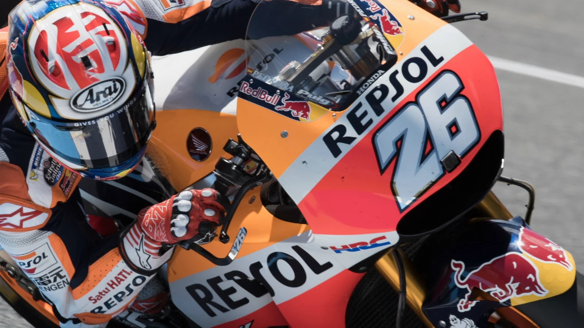 Dani Pedrosa, en su Honda