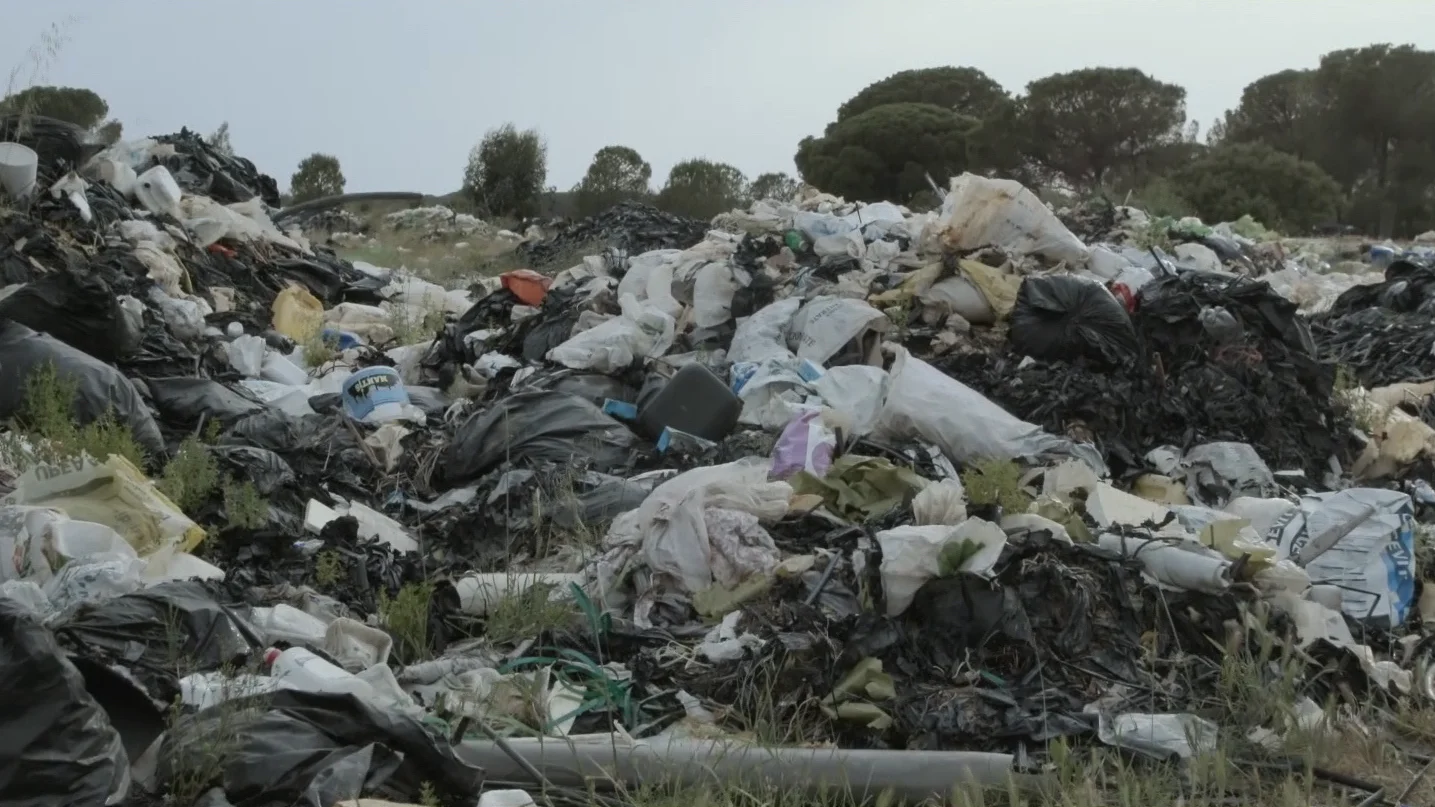 Vertedero en Doñana