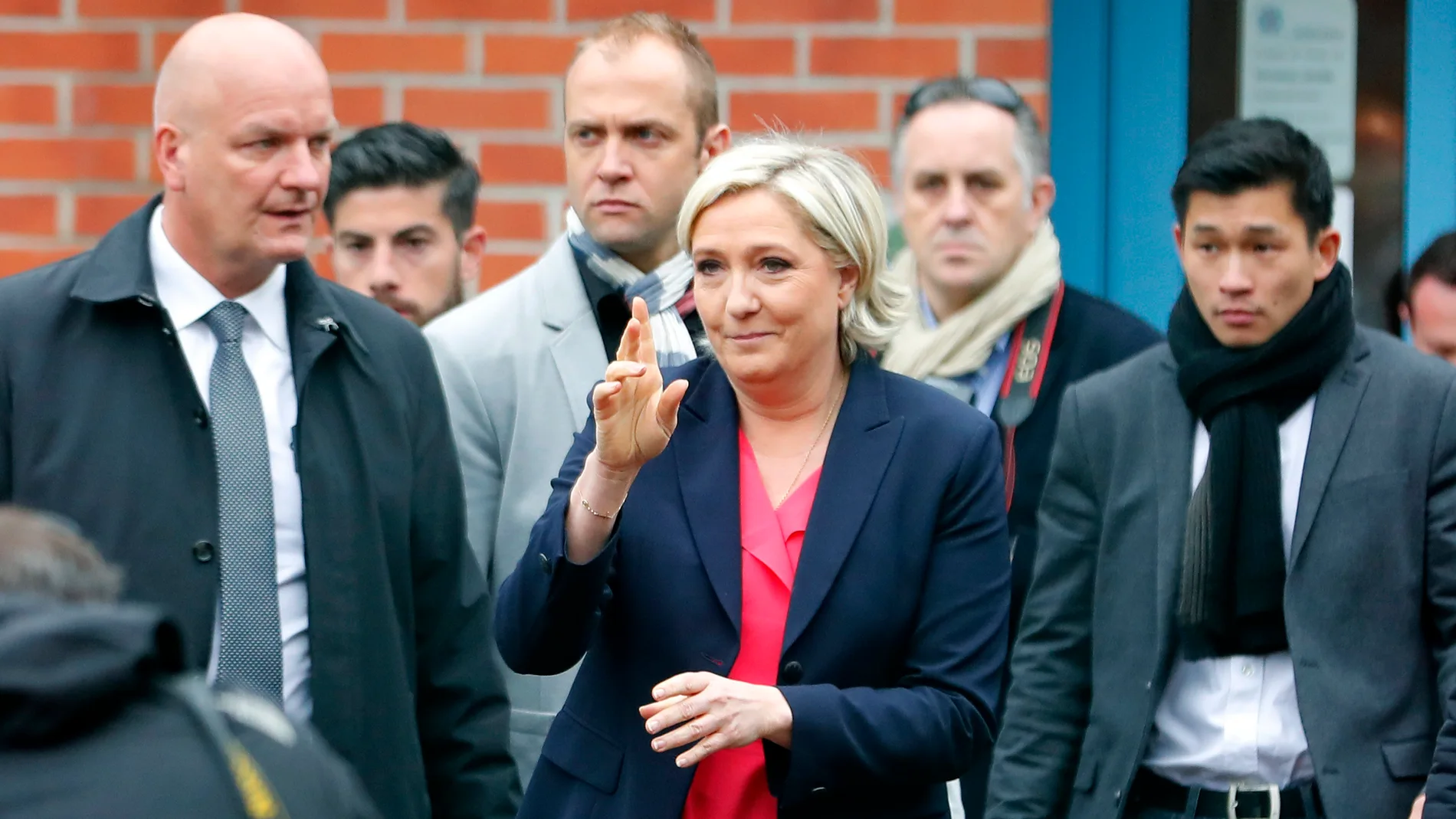 La candidata ultraderechista Marine Le Pen