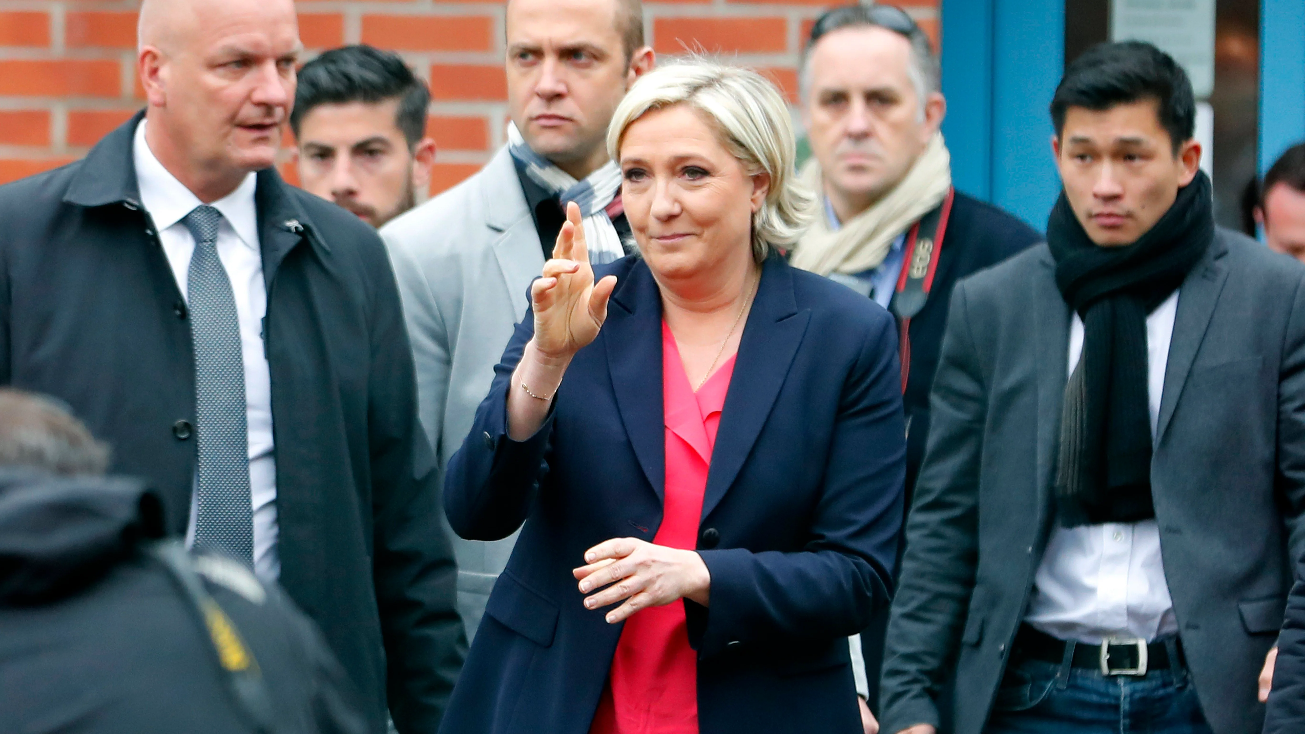 La candidata ultraderechista Marine Le Pen