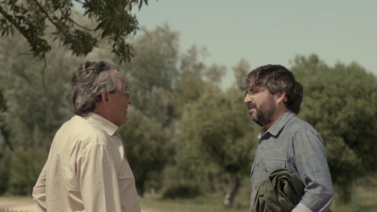 Miguel Delibes de Castro con Jordi &Eacute;vole