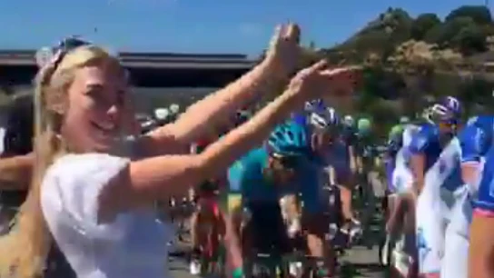 April Summers, en el Giro April Summers, en el Giro