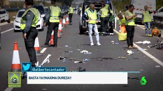 Frame 54.959438 de: Atropello m&uacute;ltiple a un grupo de ciclistas