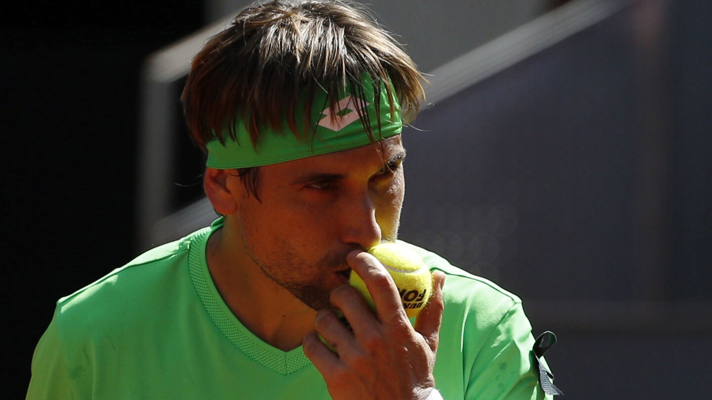 David Ferrer, en su debut en el Mutua Madrid Open