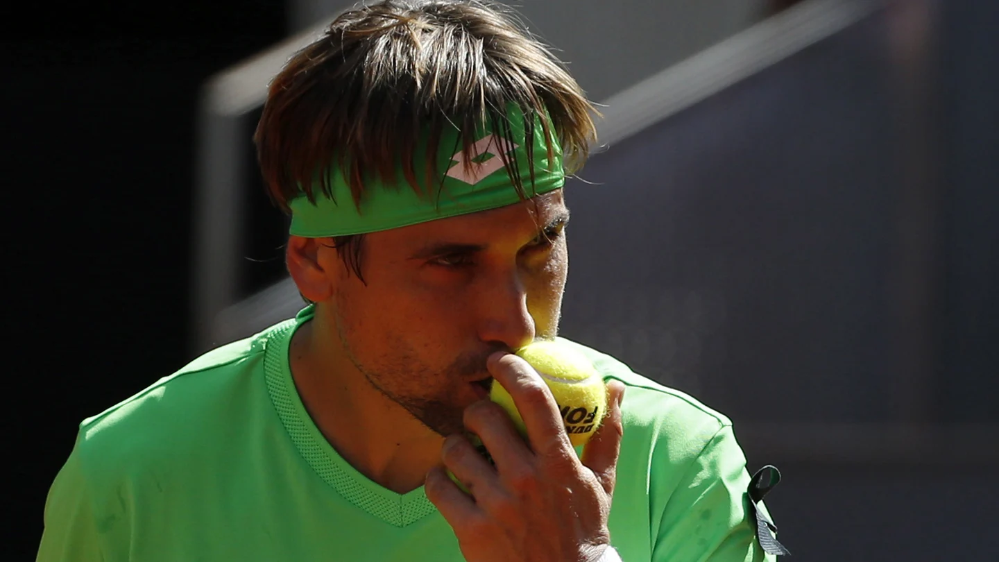 David Ferrer, en su debut en el Mutua Madrid Open David Ferrer, en su debut en el Mutua Madrid Open