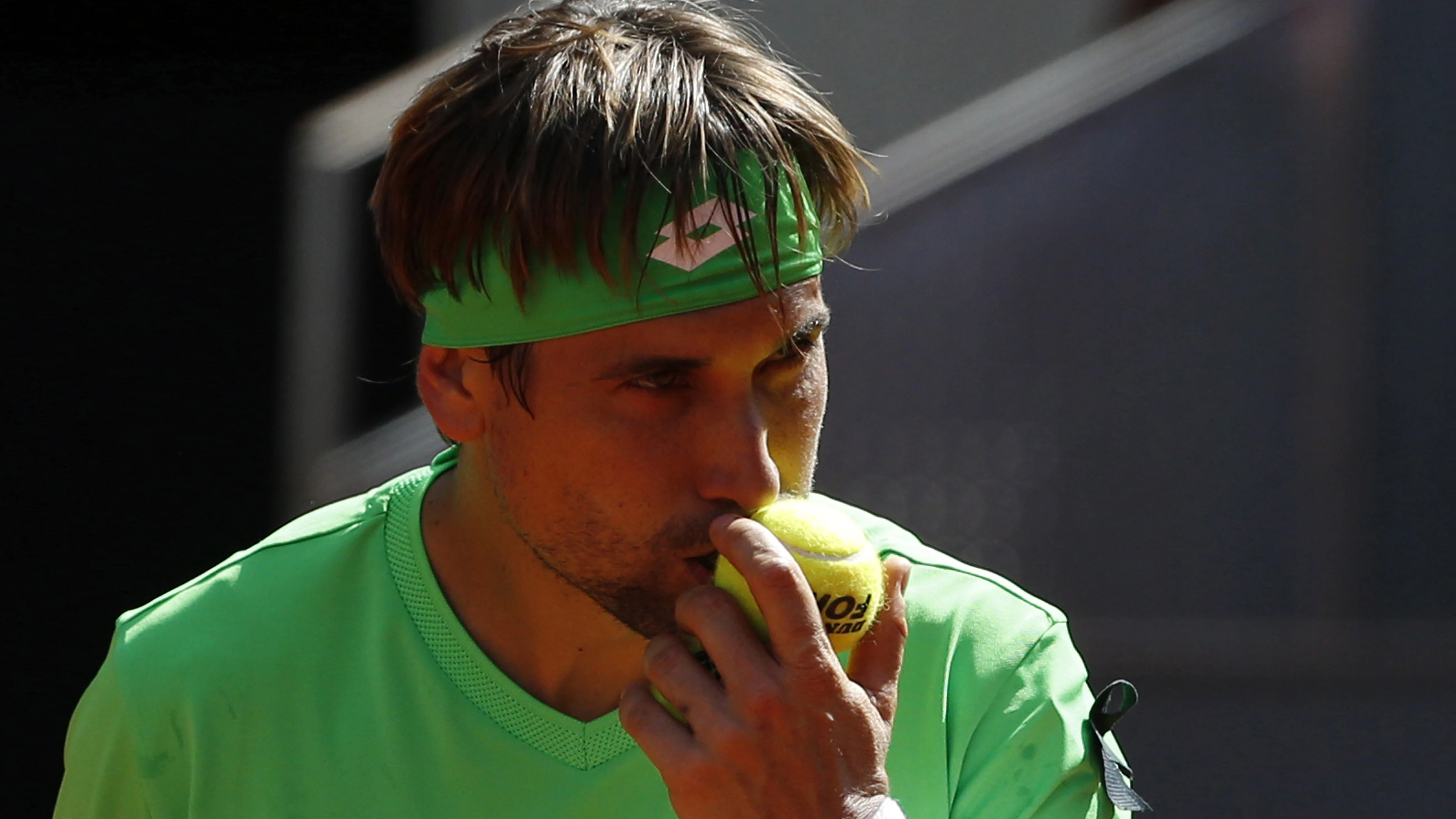 David Ferrer, en su debut en el Mutua Madrid Open David Ferrer, en su debut en el Mutua Madrid Open