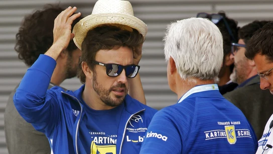 Fernando Alonso, durante un evento Fernando Alonso, durante un evento