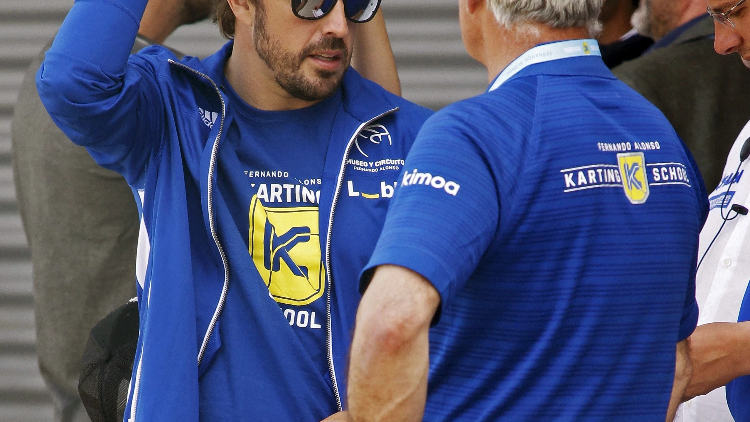 Fernando Alonso, durante un evento