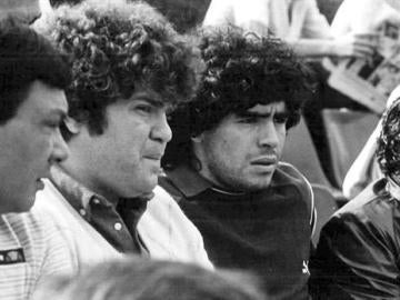 Jorge Cyterszpiler, junto a Maradona Jorge Cyterszpiler, junto a Maradona