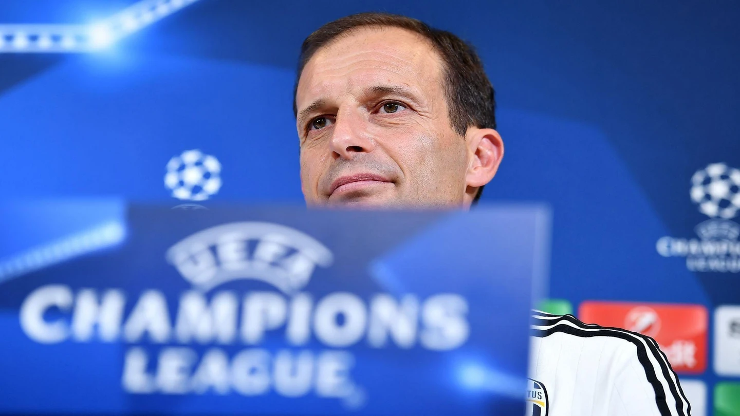 Massimiliano Allegri, técnico de la Juventus, en rueda de prensa Massimiliano Allegri, técnico de la Juventus, en rueda de prensa