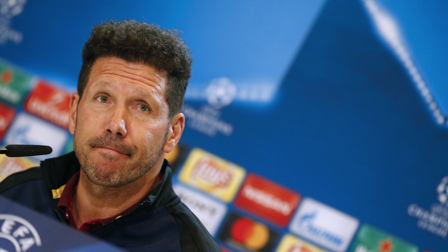 Diego Pablo Simeone en rueda de prensa