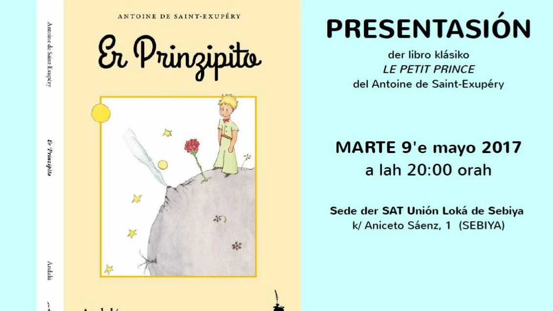 Portada de 'Er Prinzipito andalú' Portada de 'Er Prinzipito andalú'