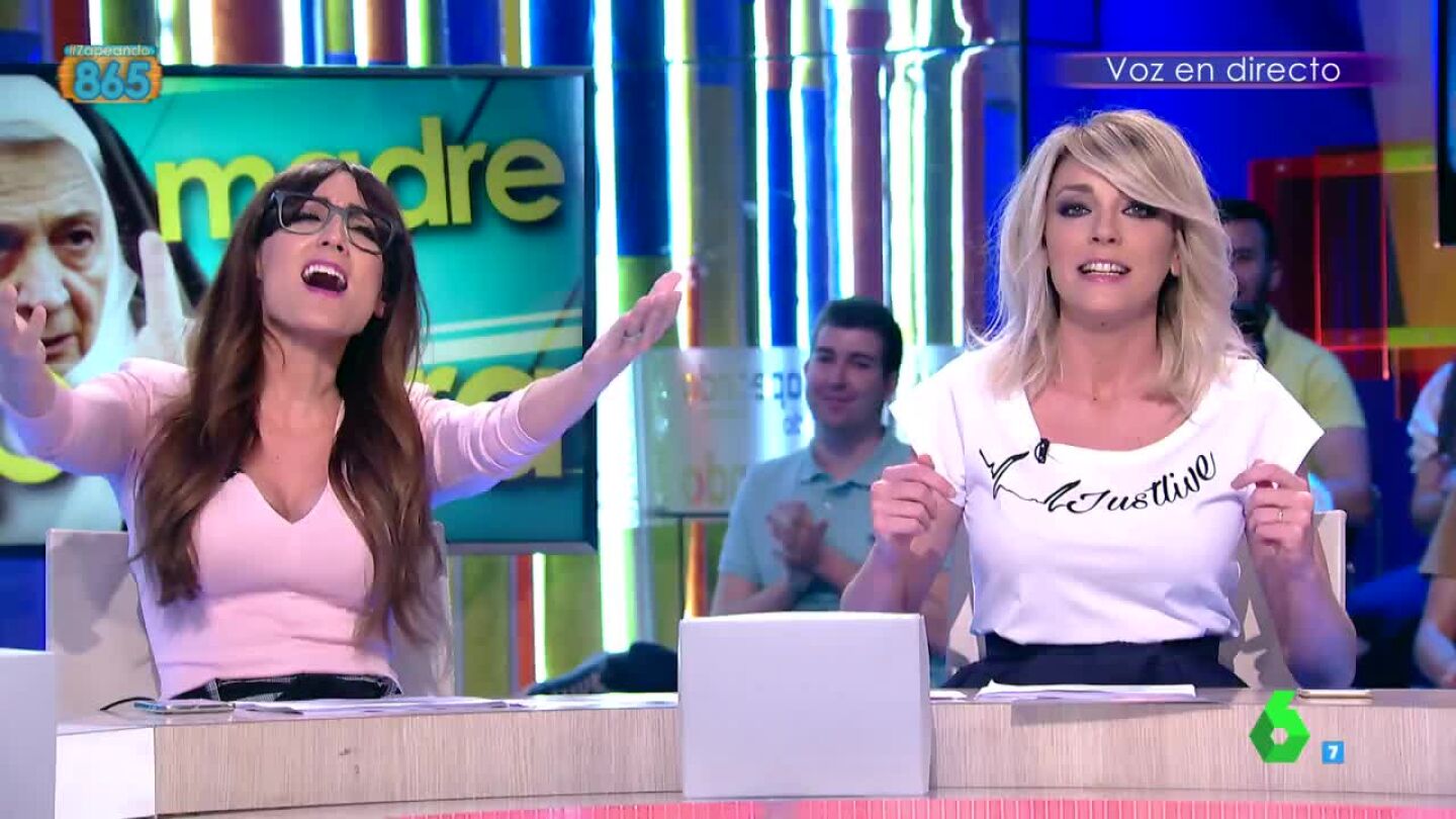 Ana Morgade y Anna Simon, en Zapeando