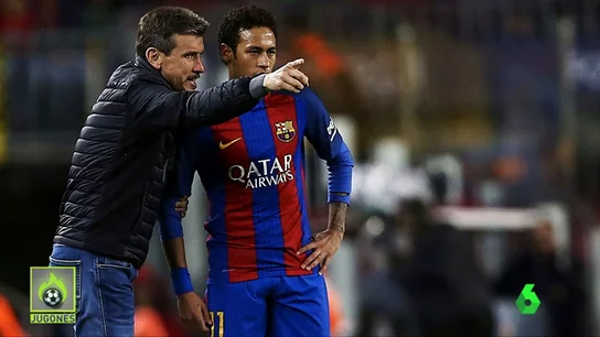 Frame 39.838164 de: Tremenda bronca entre Neymar y Unzué en el entrenamiento: "Si sigues así acabarás como Ronaldinho" Frame 39.838164 de: Tremenda bronca entre Neymar y Unzué en el entrenamiento: "Si sigues así acabarás como Ronaldinho"