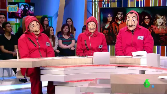 Zapeando se mete en la piel de los integrantes de la banda de atracadores de ‘La Casa de Papel’ Zapeando se mete en la piel de los integrantes de la banda de atracadores de ‘La Casa de Papel’