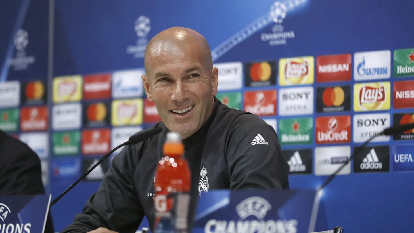 Zinedine Zidane, en rueda de prensa Zinedine Zidane, en rueda de prensa