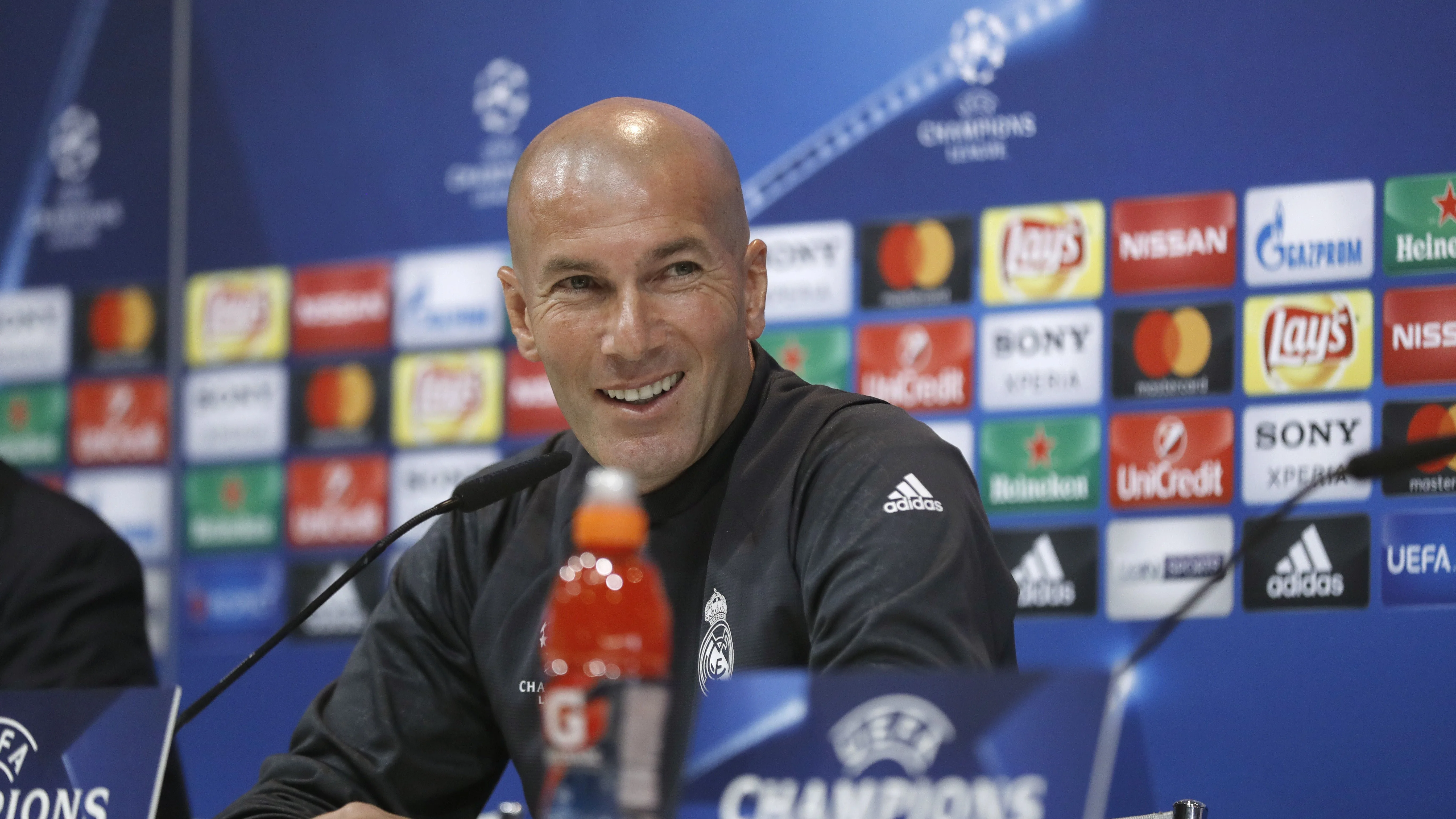 Zinedine Zidane, en rueda de prensa