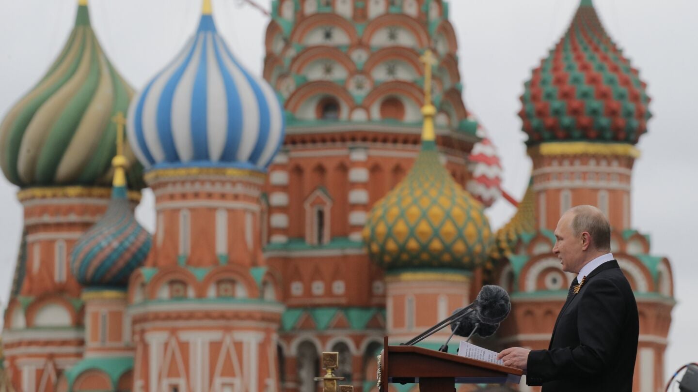 Vladimir Putin, en la celebraci&oacute;n del D&iacute;a de la Victoria en Mosc&uacute;