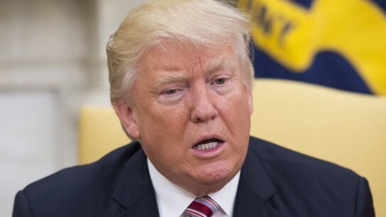 El presidente de EEU, Donald Trump