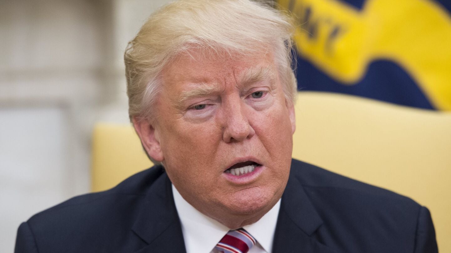 El presidente de EEU, Donald Trump