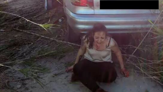 Imagen de la conductora que mat&oacute; a dos ciclistas tras el atropello en Oliva