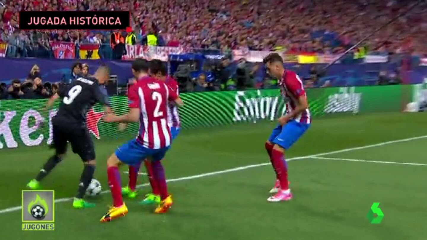 Frame 17.558447 de: La jugada de Benzema pasar&aacute; a la historia