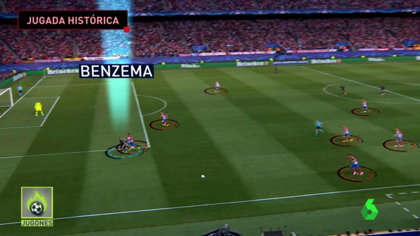 Frame 38.808571 de: Analizamos la antol&oacute;gica jugada de Benzema que acab&oacute; con el gol del Madrid