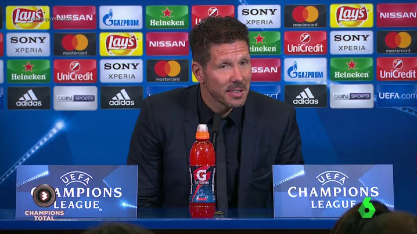 Frame 0.0 de: Simeone: "Los primeros 30 minutos del partido quedar&aacute;n en el recuerdo para siempre"