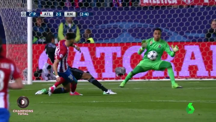 Frame 36.865714 de: Keylor Navas salvó al Real Madrid ante el Atlético con dos paradas para el recuerdo