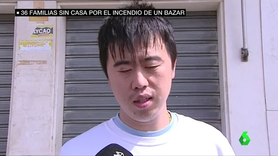 Propietario del bazar chino incendiado en Huelva Propietario del bazar chino incendiado en Huelva