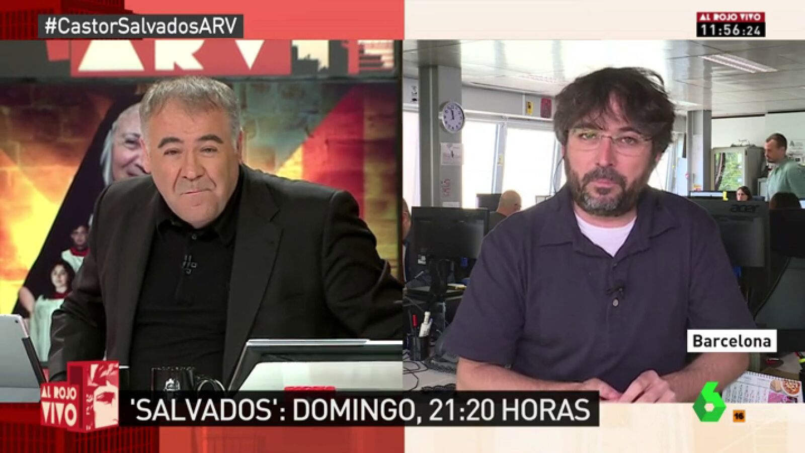 Antonio Garc&iacute;a Ferreras y Jordi &Eacute;vole en ARV