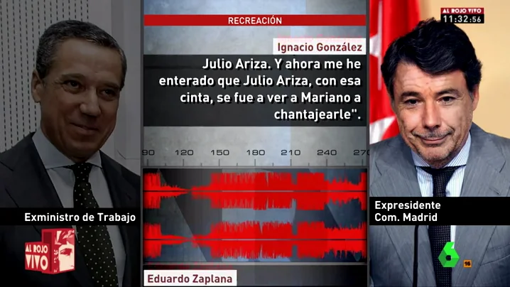 Conversación de Eduardo Zaplana e Ignacio González