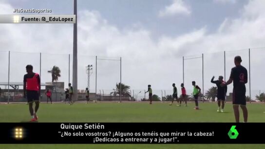 Frame 27.563809 de: Bronca entre Boateng y Quique Seti&eacute;n en pleno entrenamiento: "&iexcl;Alguno ten&iacute;ais que miraros la cabeza!"