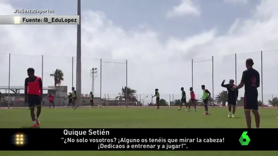 Frame 27.563809 de: Bronca entre Boateng y Quique Setién en pleno entrenamiento: "¡Alguno teníais que miraros la cabeza!" Frame 27.563809 de: Bronca entre Boateng y Quique Setién en pleno entrenamiento: "¡Alguno teníais que miraros la cabeza!"