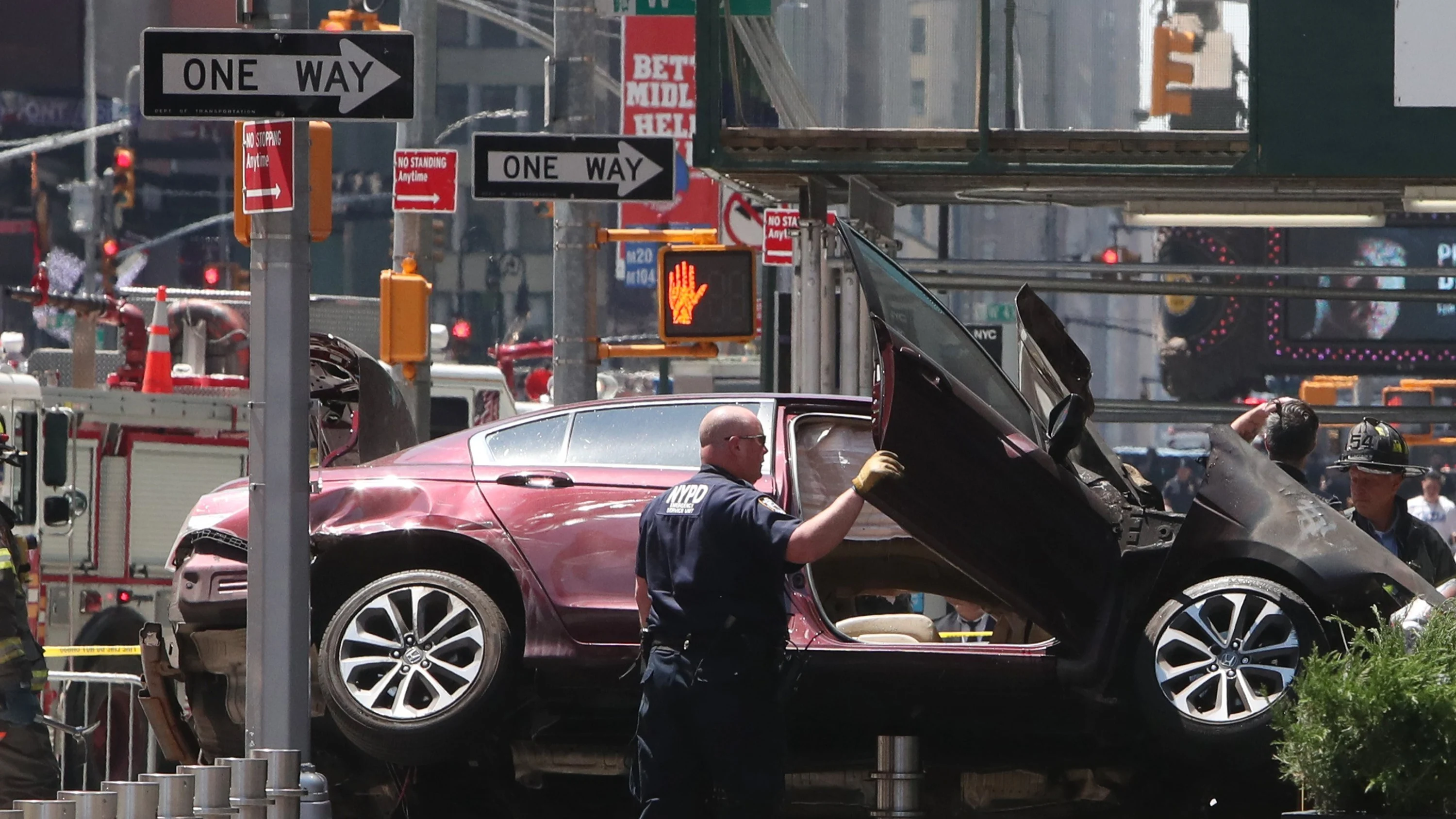 Atropello en Times Square