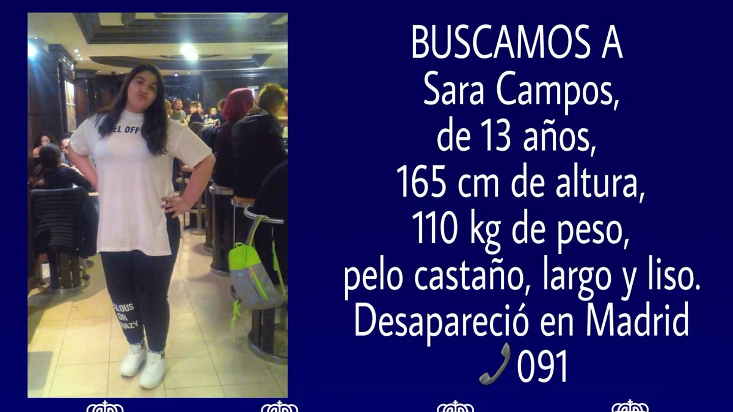 Desaparecida una joven de 13 años en Madrid Desaparecida una joven de 13 años en Madrid