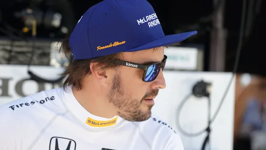 Fernando Alonso, en Indianápolis Fernando Alonso, en Indianápolis