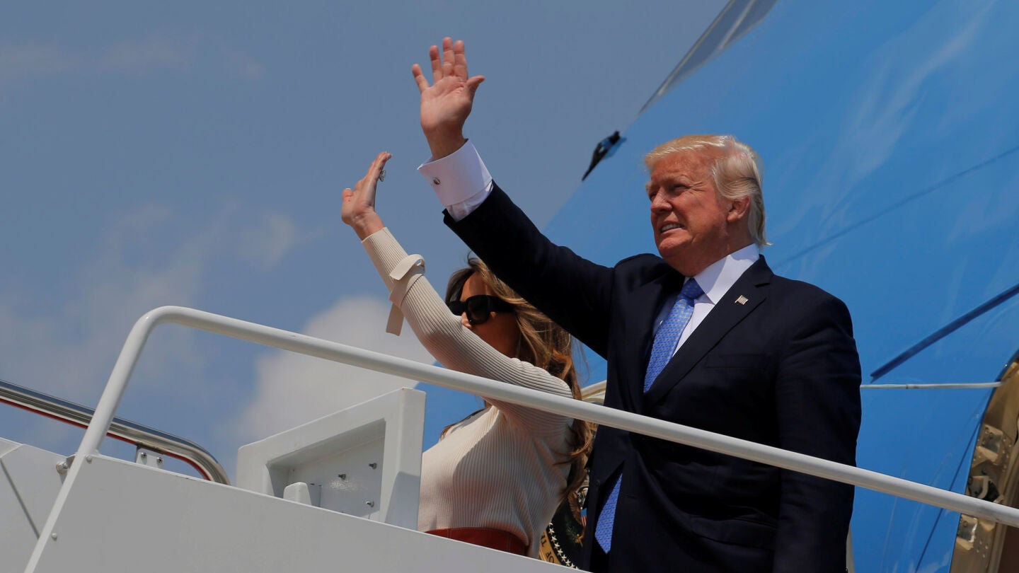 Trump parte de Washington