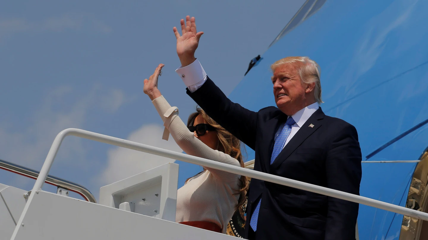 Trump parte de Washington Trump parte de Washington
