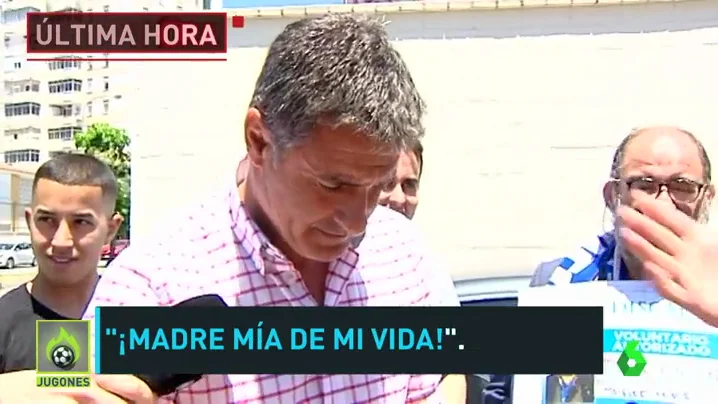 Frame 3.872663 de: Míchel, indignado al ser preguntado por la última jornada de Liga: "Madre mía de mi vida"