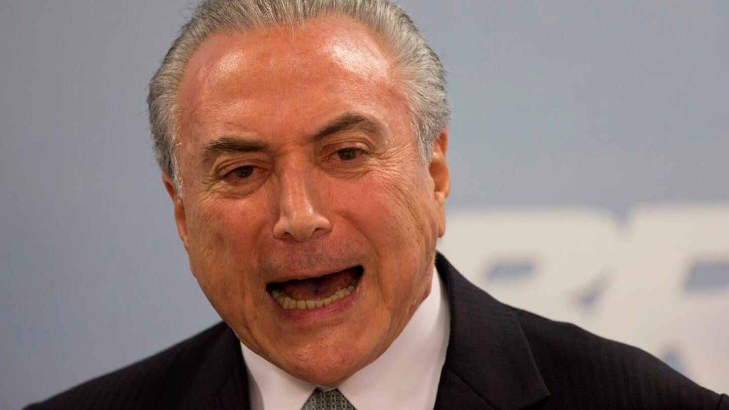Michel Temer, presidente brasile&ntilde;o, en una imagen de archivo