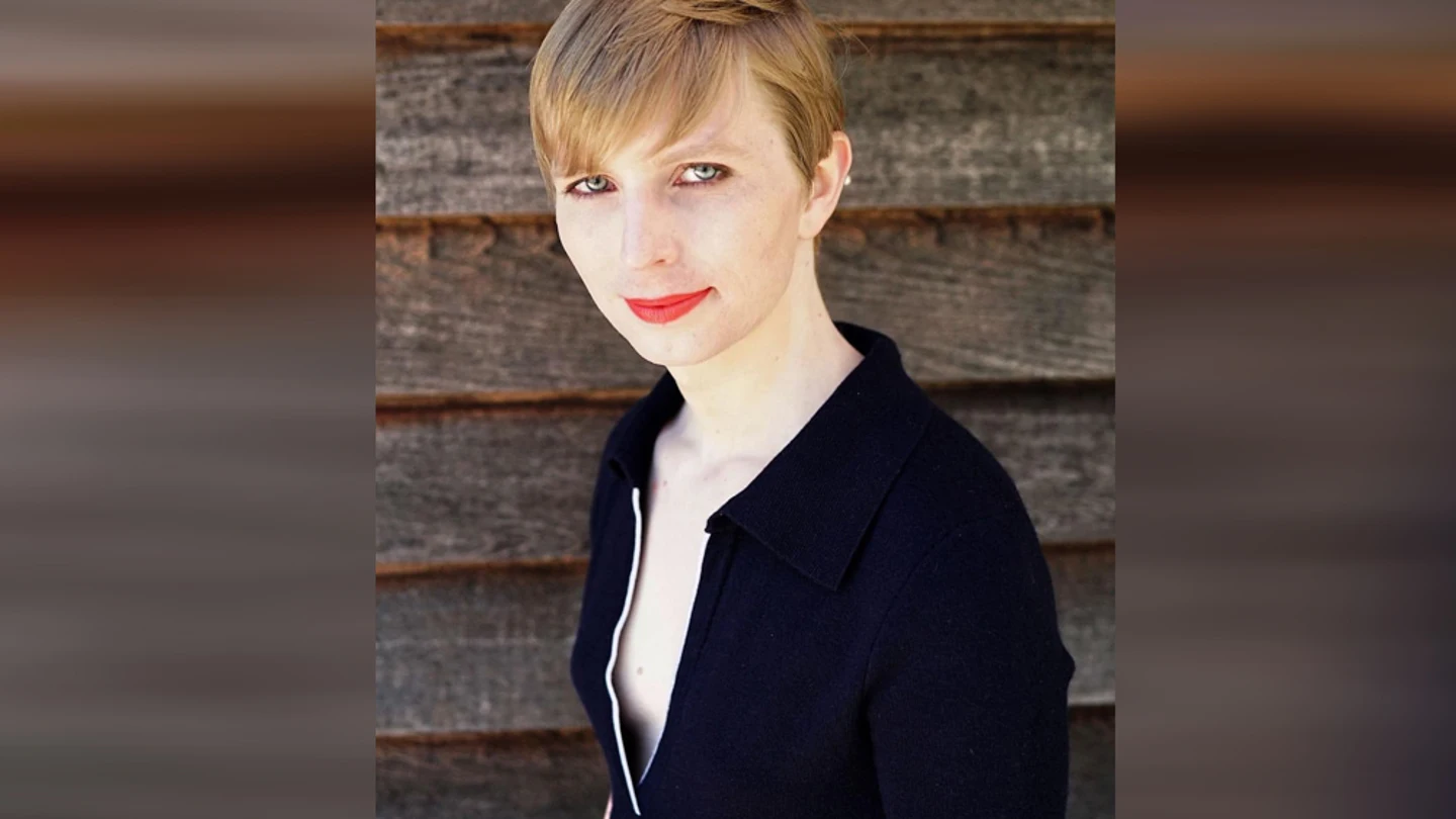 Fotografía de la exsoldado estadounidense Chelsea Manning Fotografía de la exsoldado estadounidense Chelsea Manning