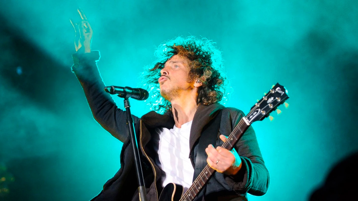 Chris Cornell durante un concierto Chris Cornell durante un concierto