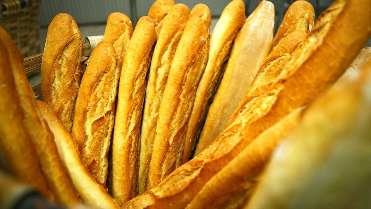 Barras de pan en una panader&iacute;a